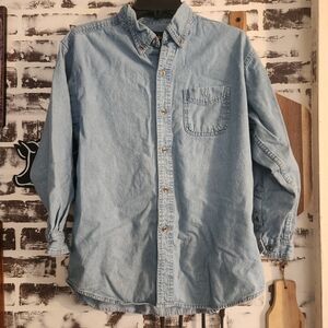 Peregrine Bay Vintage Denim Button Up Youth Large 14/16